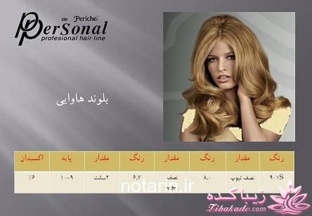 آموزش ترکیب رنگ مو 
