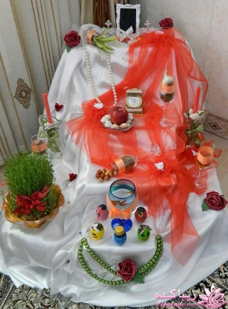 آموزش تزیین سفره هفت سین