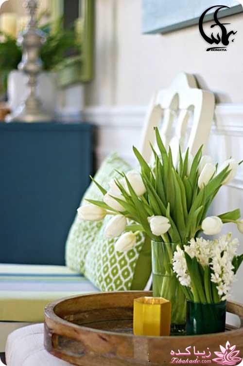 تزیین خونه با گل