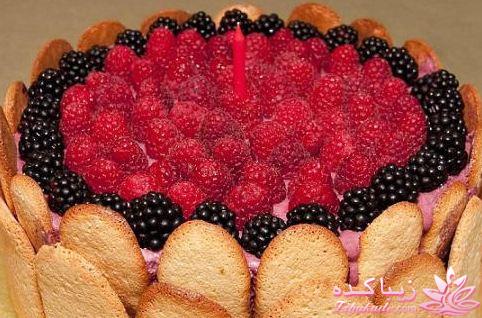 طرز تهیه شارلوت تمشک