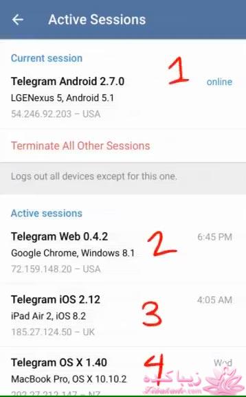 جلوگیری از هک شدن تلگرام و نکات امنیتی