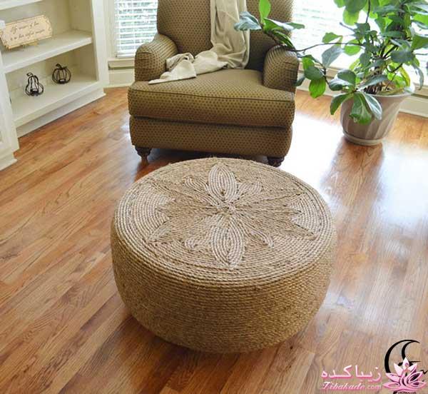 استفاده از تایرهای کهنه برای ساخت وسایلی زیبا