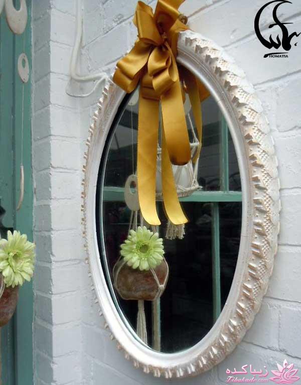 استفاده از تایرهای کهنه برای ساخت وسایلی زیبا