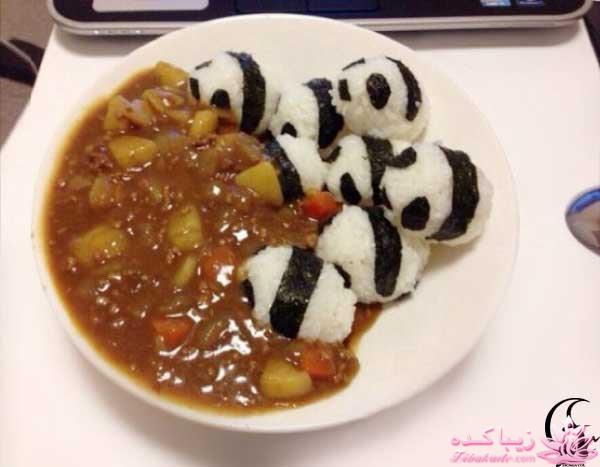 تزیین غذای بچه ها