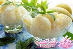 طرز تهیه دسر سیب و خامه