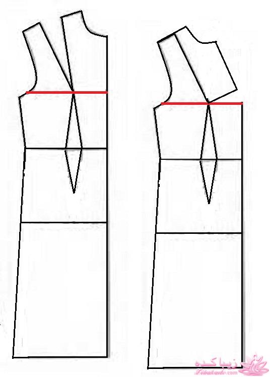 آموزش دوخت لباس مجلسی