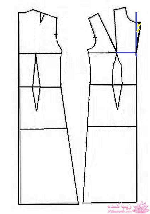 آموزش دوخت لباس مجلسی