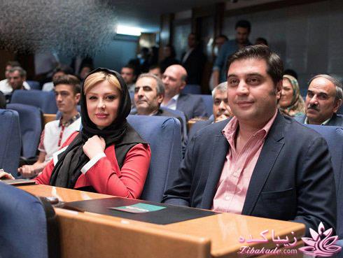 نیوشا ضیغمی در مراسم تجلیل تیم ملی والیبال