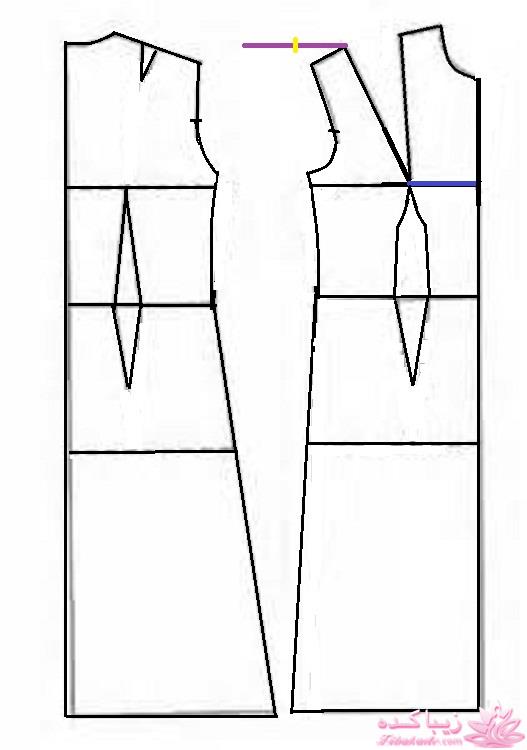 آموزش دوخت لباس مجلسی