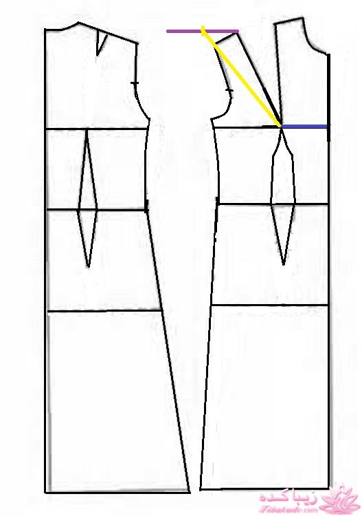 آموزش دوخت لباس مجلسی