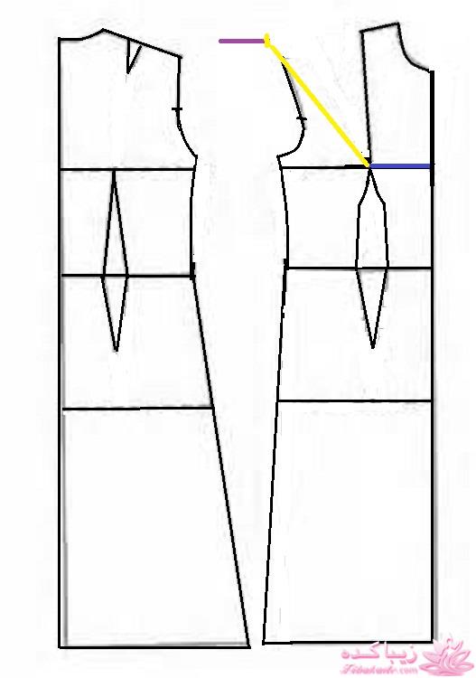 آموزش دوخت لباس مجلسی