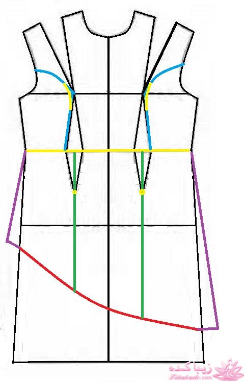 آموزش دوخت لباس مجلسی