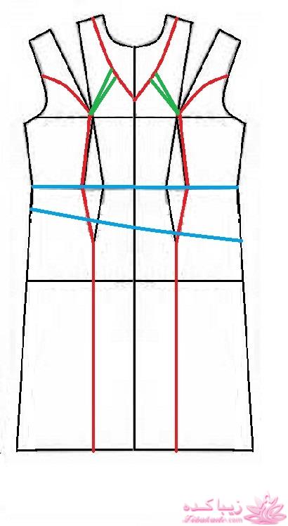 آموزش دوخت لباس مجلسی