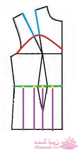 آموزش دوخت لباس مجلسی