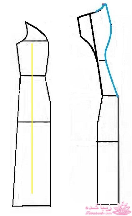 آموزش دوخت مانتو مجلسی