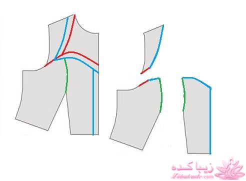 آموزش دوخت لباس مجلسی