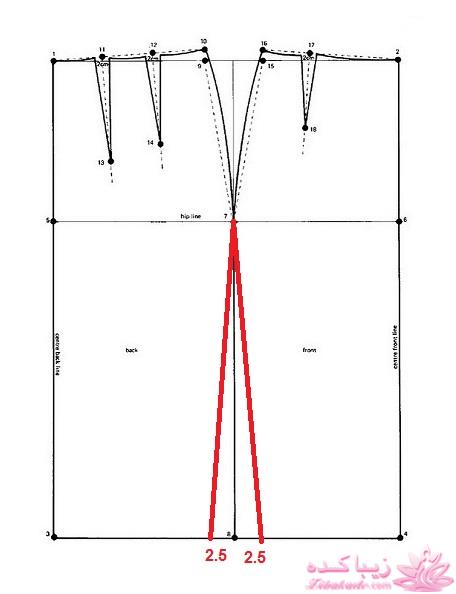 آموزش دوخت لباس مجلسی