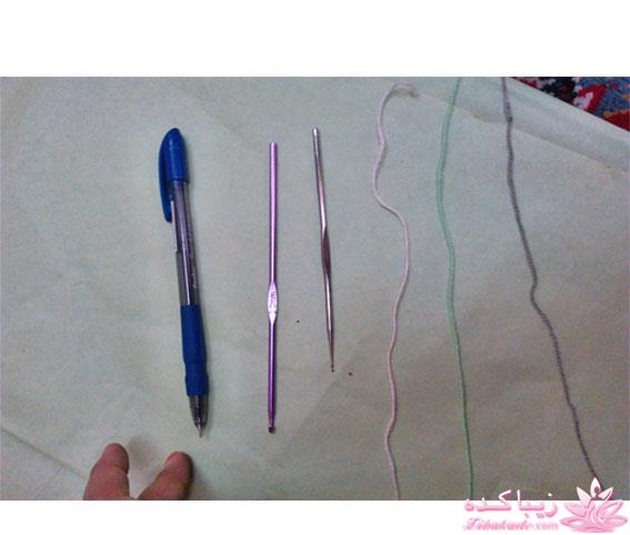 آموزش اصول اولیه ی قلاب بافی و نقشه خوانی