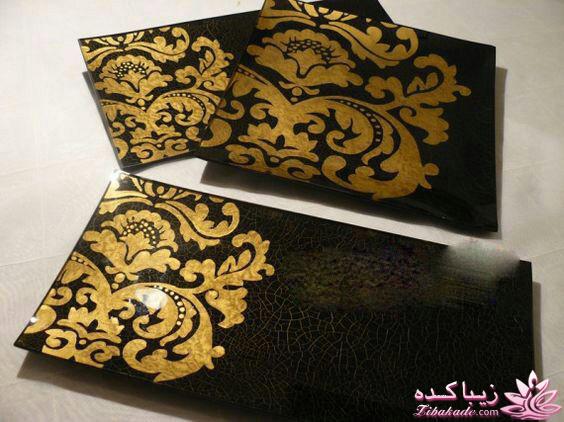 پتینه روی ظروف بلوری 