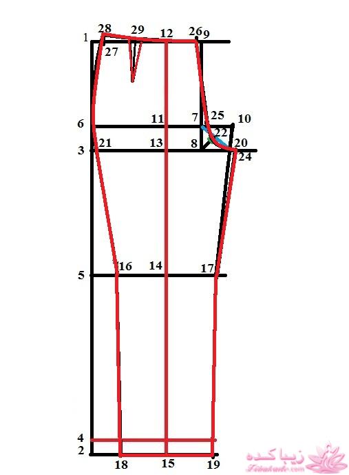 آموزش دوخت مانتوی اداری و شلوار