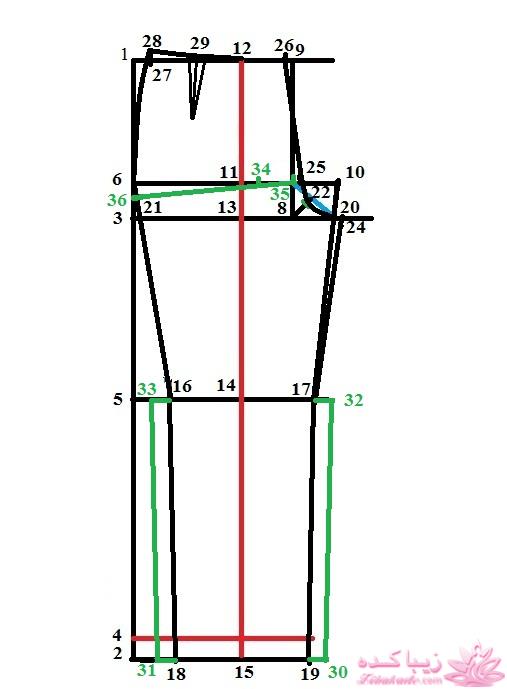 آموزش دوخت مانتوی اداری و شلوار