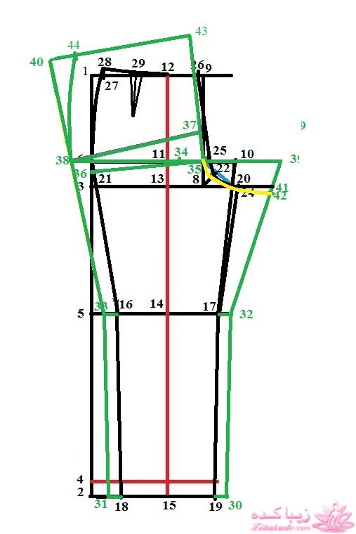 آموزش دوخت مانتوی اداری و شلوار