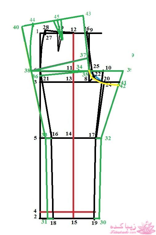 آموزش دوخت مانتوی اداری و شلوار