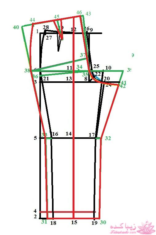 آموزش دوخت مانتوی اداری و شلوار