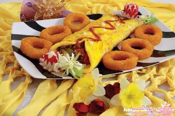 خلاقیت در تزیین غذا