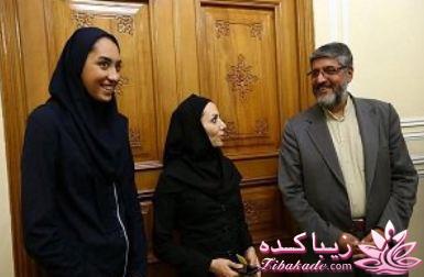 حاشیه های استقبال از کیمیا علیزاده و صف خواستگاران !