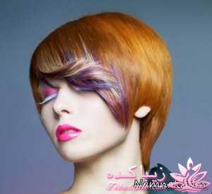 انواع کوتاهی مو با رنگ موی جدید 2016