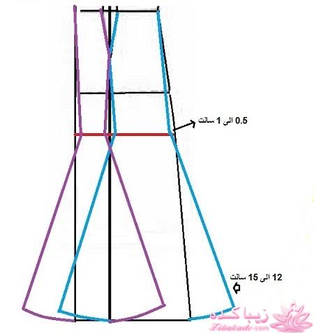 آموزش دوخت لباس مجلسی