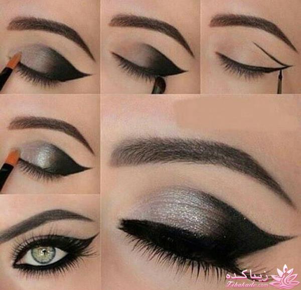 آموزش کشیدن خط چشم برای انواع چشم ها