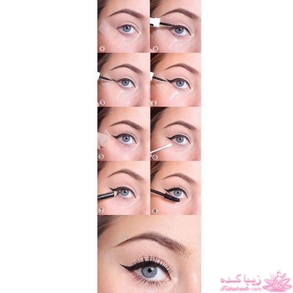آموزش کشیدن خط چشم برای انواع چشم ها