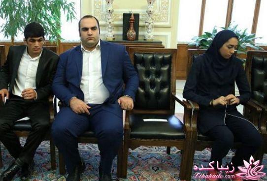 حاشیه های استقبال از کیمیا علیزاده و صف خواستگاران !