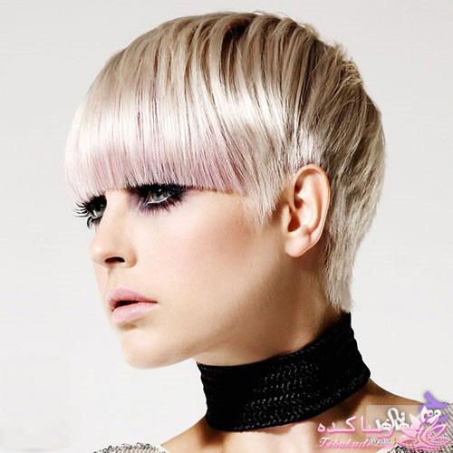 انواع کوتاهی مو با رنگ موی جدید 2016
