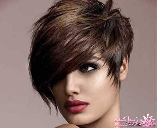 انواع کوتاهی مو با رنگ موی جدید 2016