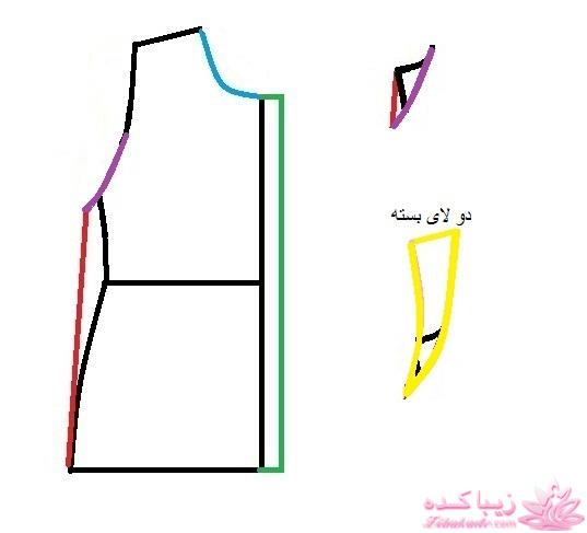 آموزش دوخت لباس مجلسی