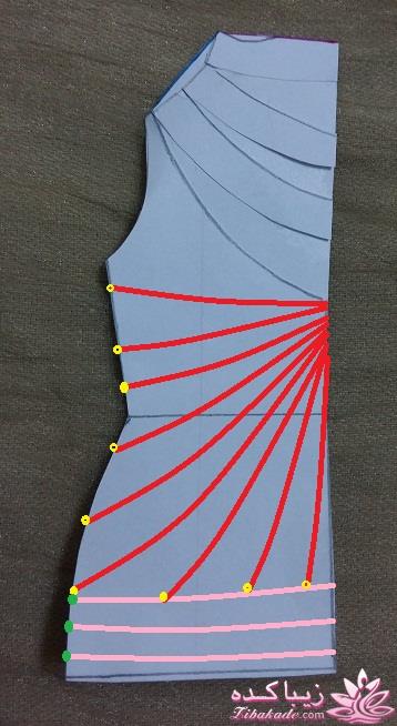 آموزش دوخت لباس مجلسی