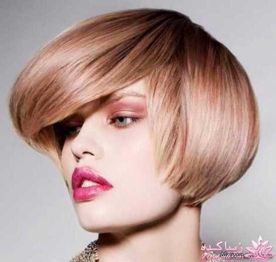 انواع کوتاهی مو با رنگ موی جدید 2016