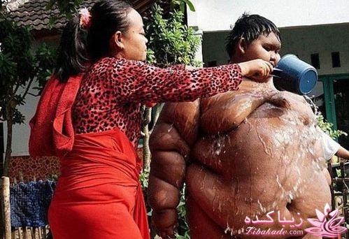 به مدرسه رفتن چاقترین پسر دنیا 
