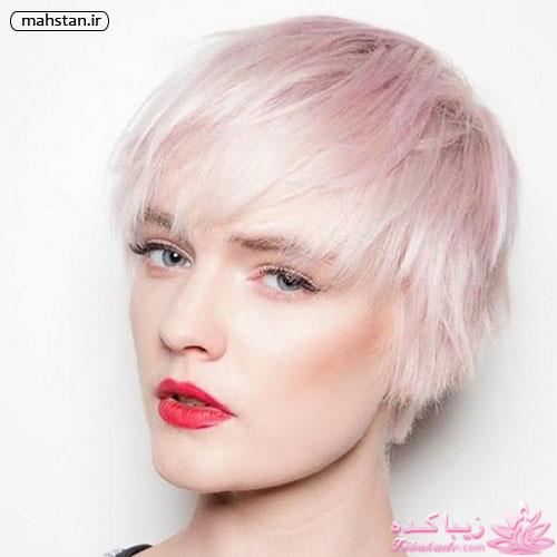 انواع کوتاهی مو با رنگ موی جدید 2016