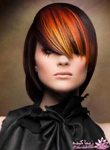 انواع کوتاهی مو با رنگ موی جدید 2016