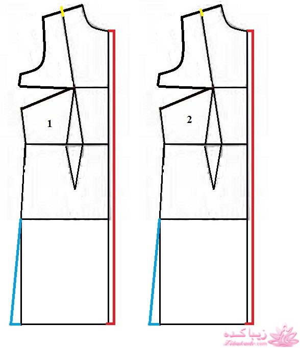 آموزش دوخت مانتو