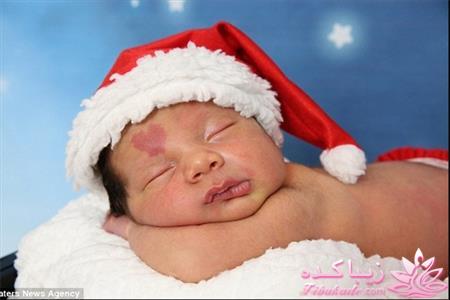 نوزادی با علامت «قلب» روی پیشانی