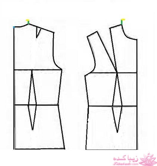 آموزش دوخت لباس مجلسی