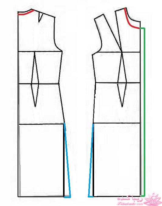 آموزش دوخت مانتو