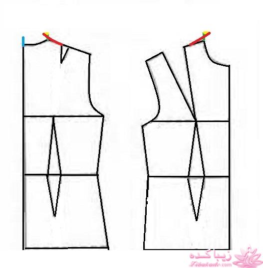 آموزش دوخت لباس مجلسی