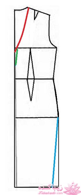 آموزش دوخت لباس مجلسی