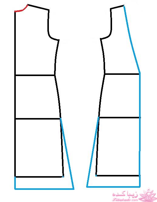 آموزش دوخت مانتو مجلسی